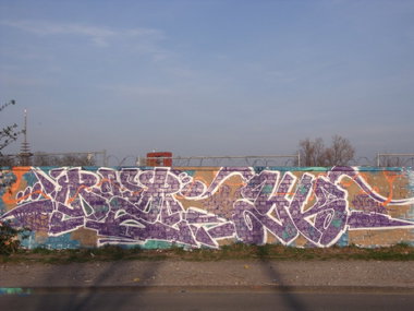 Graffiti Wall - Photo by DAZE95 - Münster, Fame, Hawerkamp (2015)