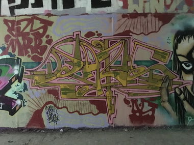 Graffiti Wall - Photo by DAZE95 - Berlin, Hall, Of (2017)