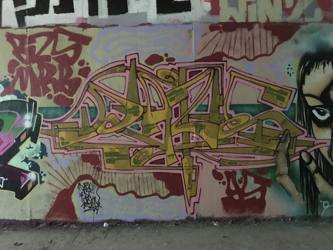 Graffiti Wall - Photo by DAZE95 - Berlin, Hall, Of (2017)