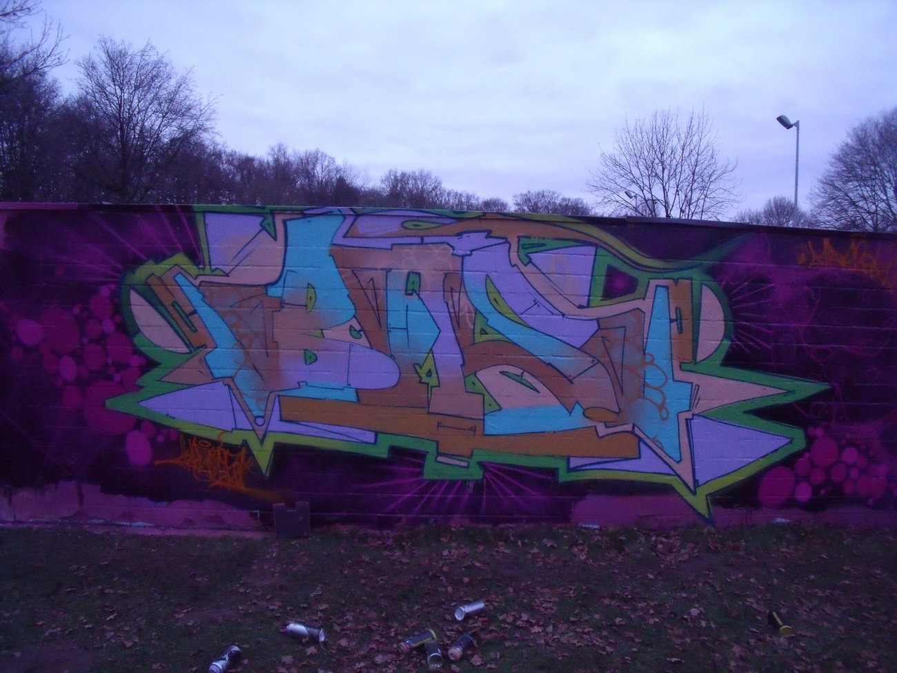 Graffiti Wall - Photo by DAZE95 - Ibbenbüren, Skaterpark, Fame (2016)