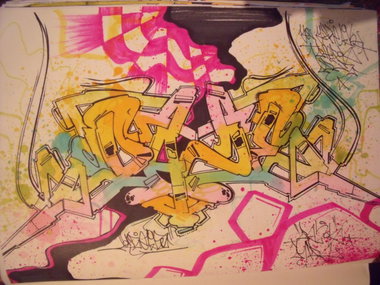 Graffiti Wall - Photo by DAZE95 - Sketch, DAZE, 95 (2015)