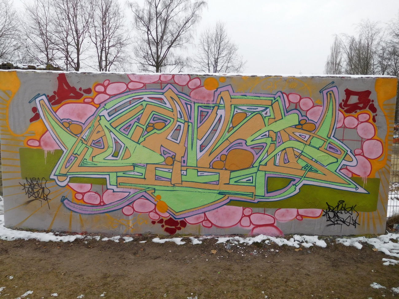 Graffiti Wall - Photo by DAZE95 - Emsdetten, Skatepark, Fame (2017)