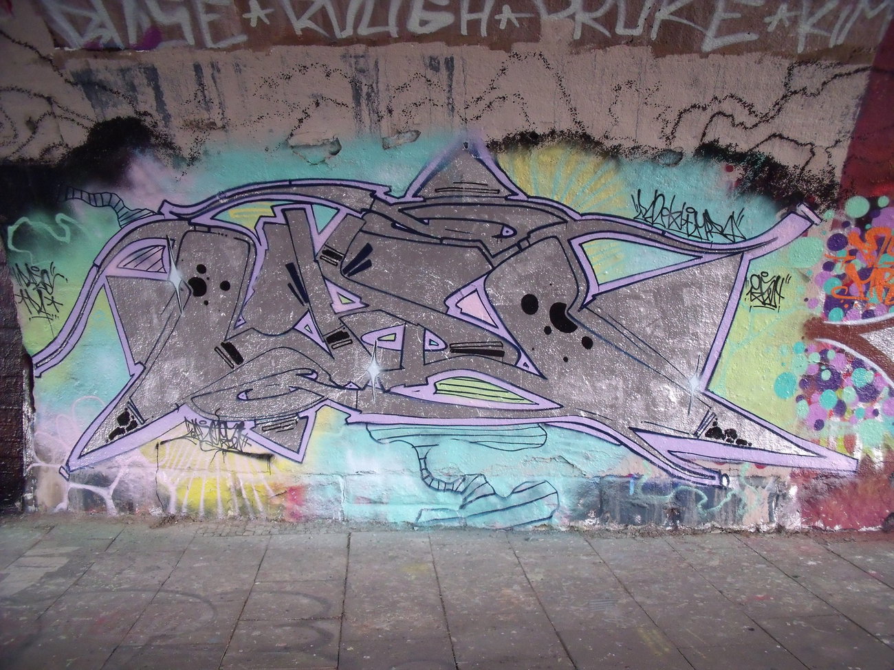 Graffiti Wall - Photo by DAZE95 - Rheine, Fame, DAZE (2016)