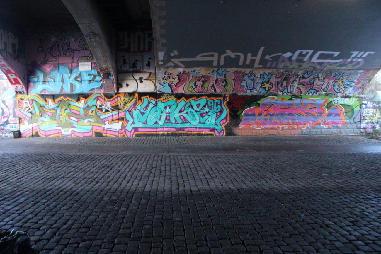 Graffiti Wall - Photo by DAZE95 - Rheine, Fame, DAZE (2015)