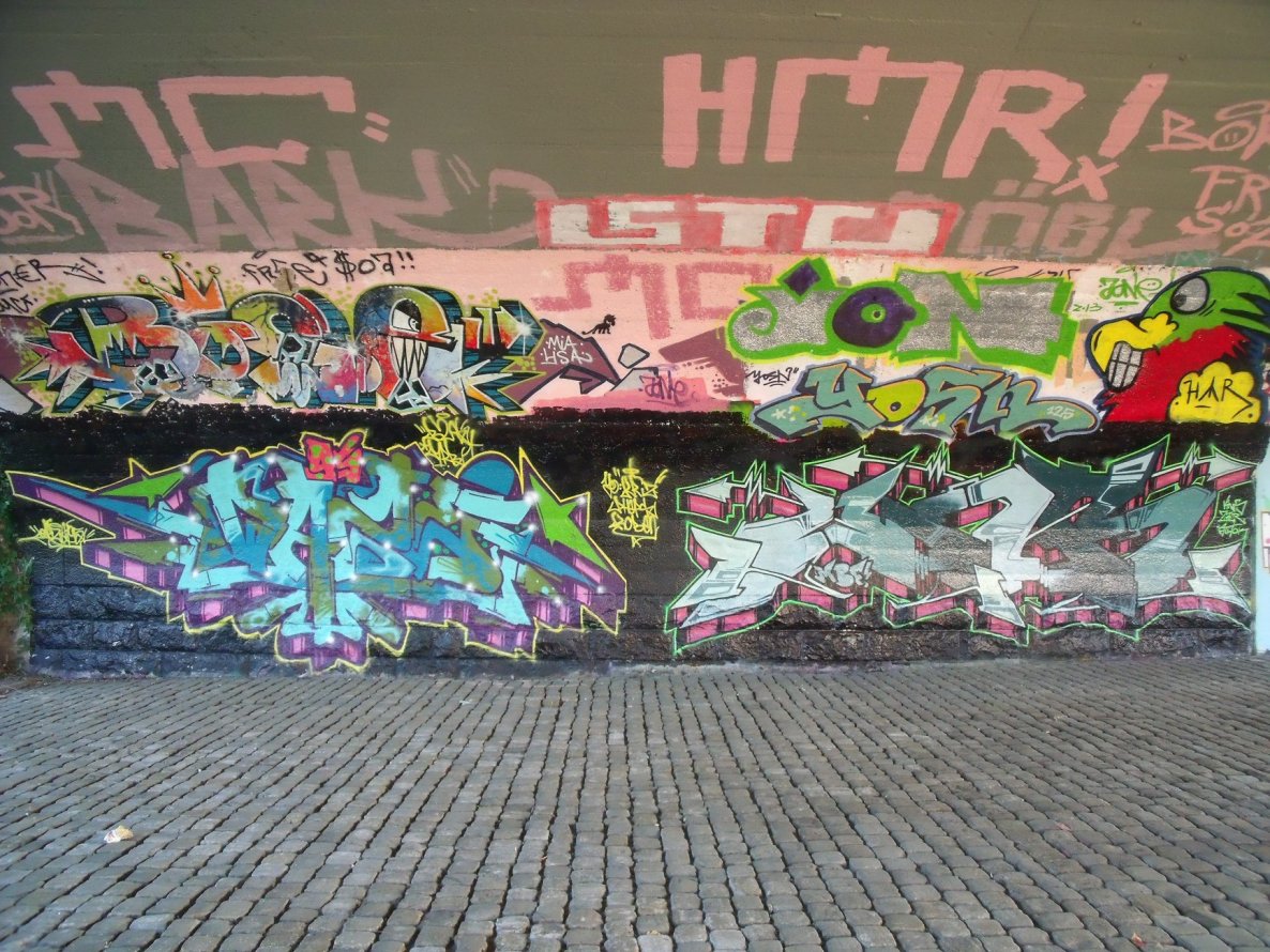 Graffiti Wall - Photo by DAZE95 - Rheine, Fame, DAZE (2013)