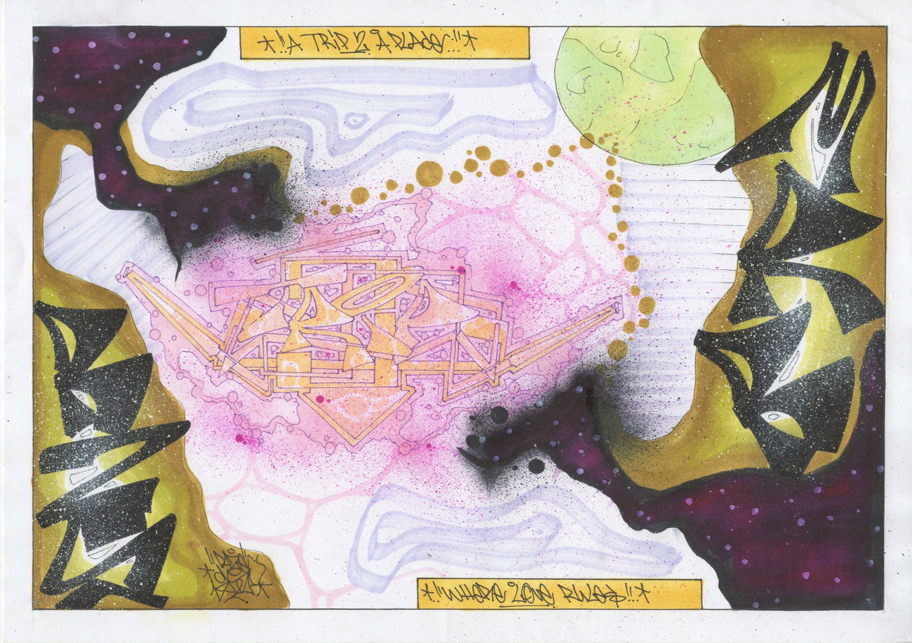 Graffiti Wall - Photo by DAZE95 - Sketch, DAZE, 95 (2017)