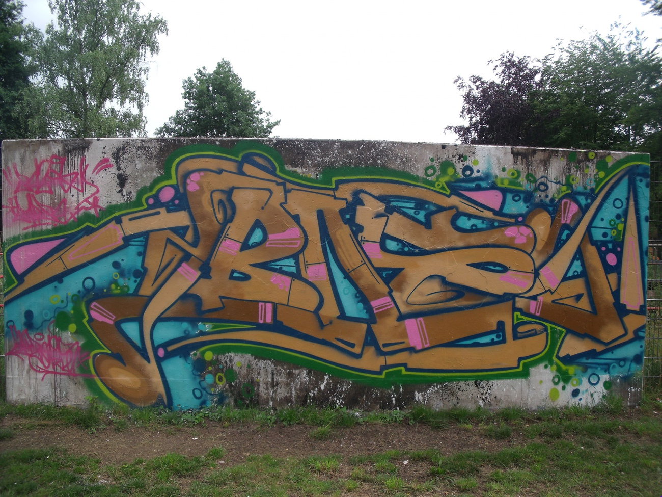 Graffiti Wall - Photo by DAZE95 - Emsdetten, Skaterpark, DAZE (2015)