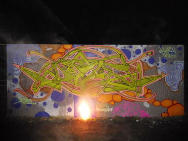 Graffiti Wall - Photo by DAZE95 - Emsdetten, Skatepark, DAZE (2016)