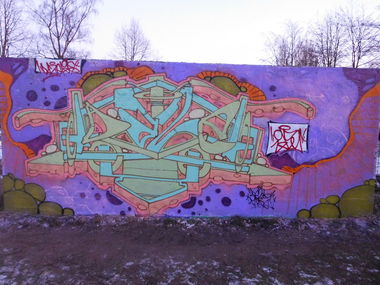 Graffiti Wall - Photo by DAZE95 - Emsdetten, Skatepark, DAZE (2017)