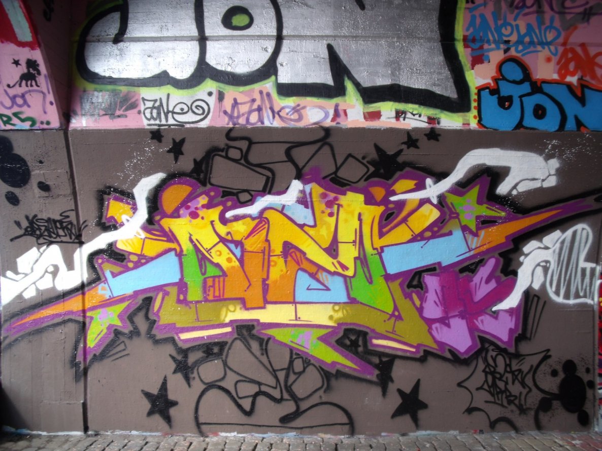 Graffiti Wall - Photo by DAZE95 - Rheine, Fame, DAZE (2013)