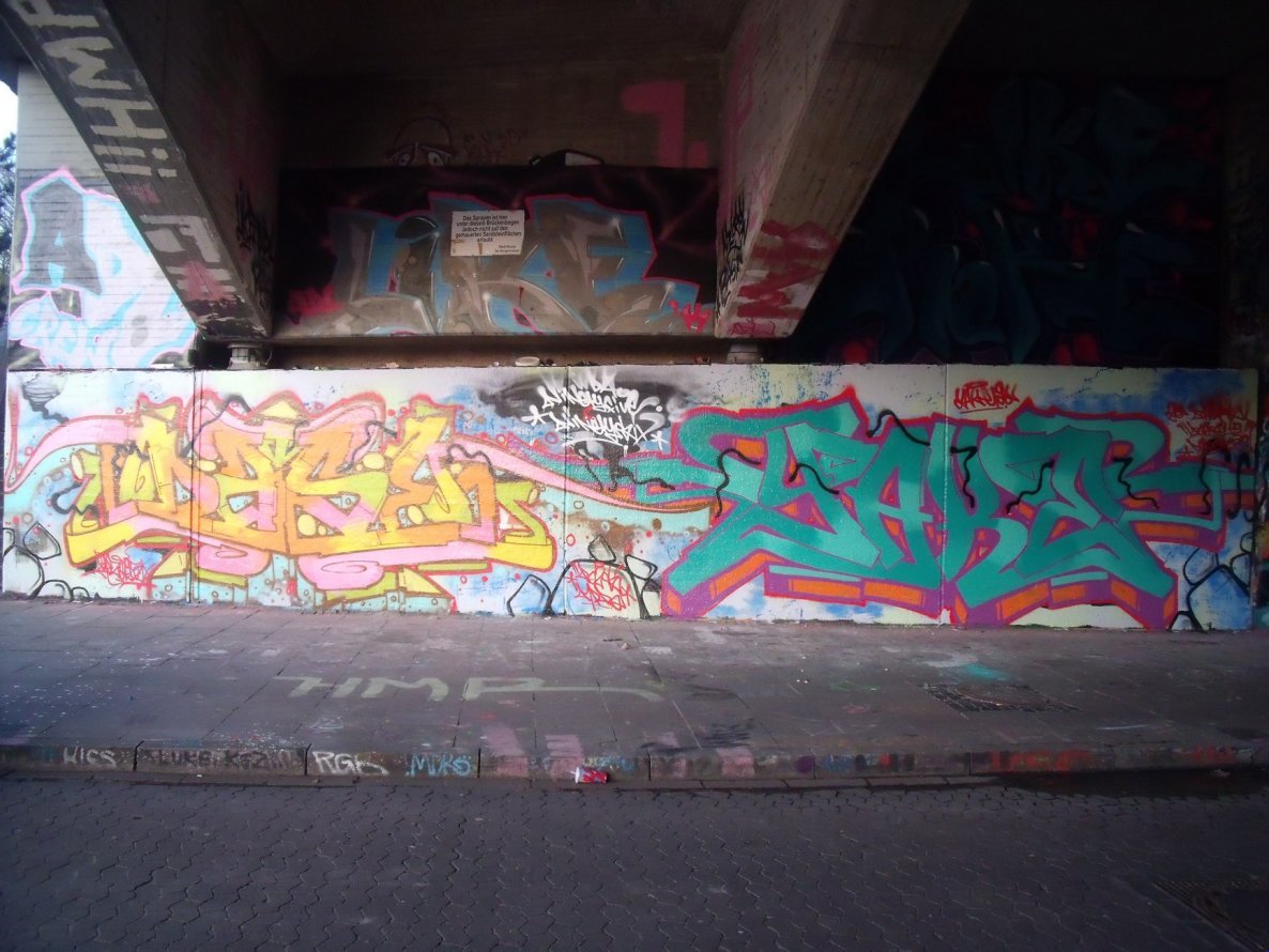 Graffiti Wall - Photo by DAZE95 - Rheine, Fame, DAZE (2015)