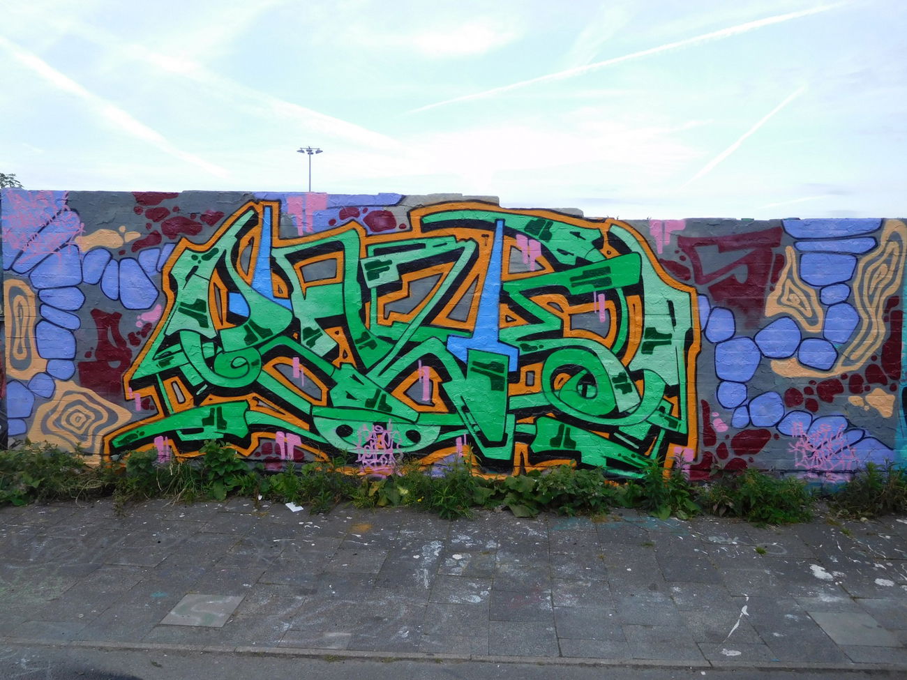 Graffiti Wall - Photo by DAZE95 - HallOfFame, Münster, Hawerkamp (2017)