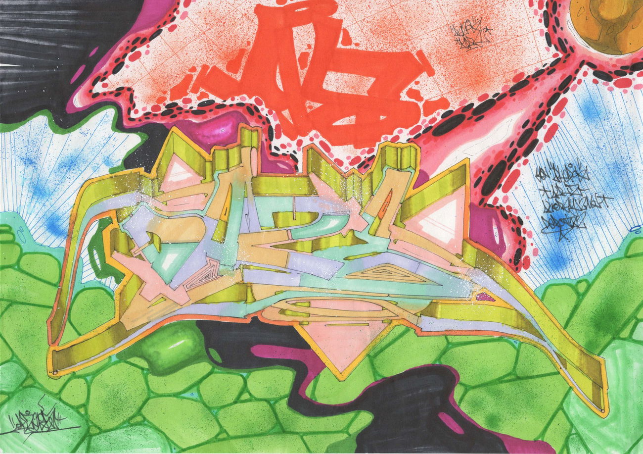 Graffiti Sketch - Photo by DAZE95 - Sketch, DAZE, 95 (2016)