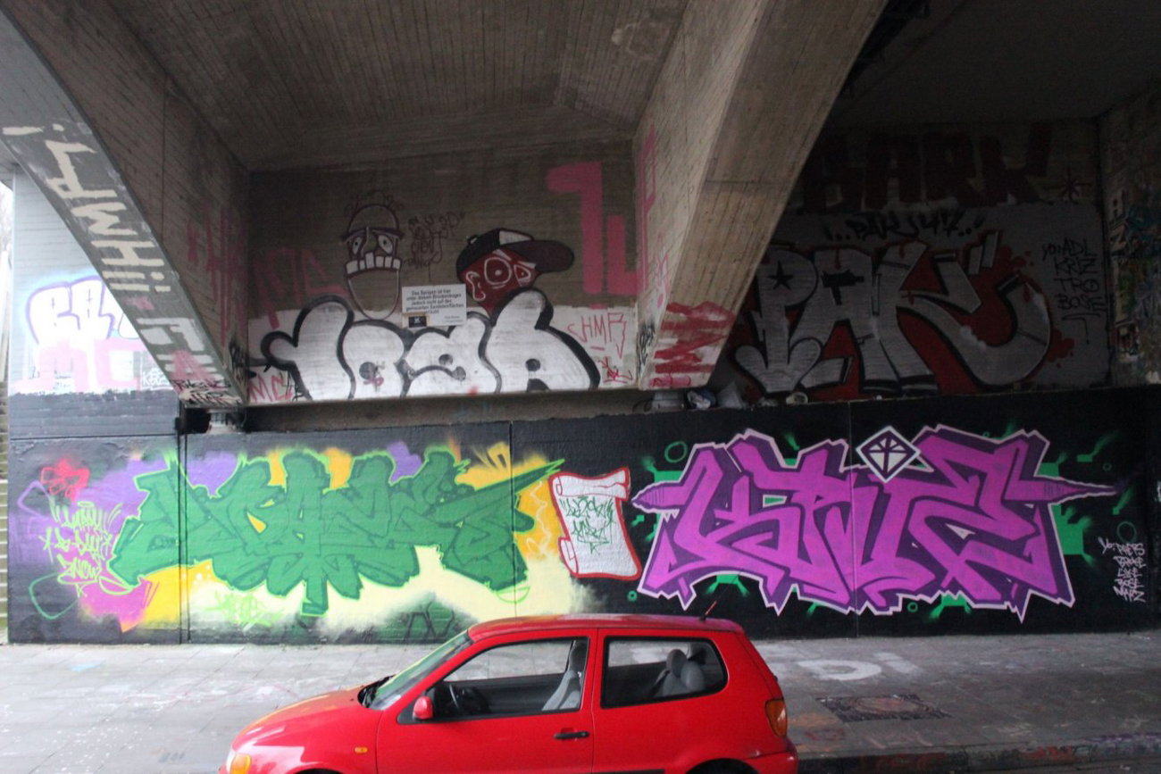 Graffiti Wall - Photo by DAZE95 - Rheine, Fame, DAZE (2014)