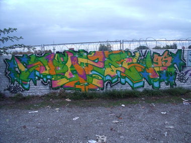 Graffiti Wall - Photo by DAZE95 - Münster, Fame, Hawerkamp (2012)
