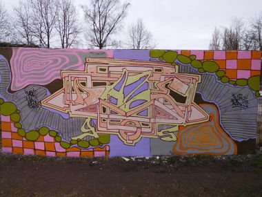 Graffiti Wall - Photo by DAZE95 - Emsdetten, Skatepark, DAZE (2017)