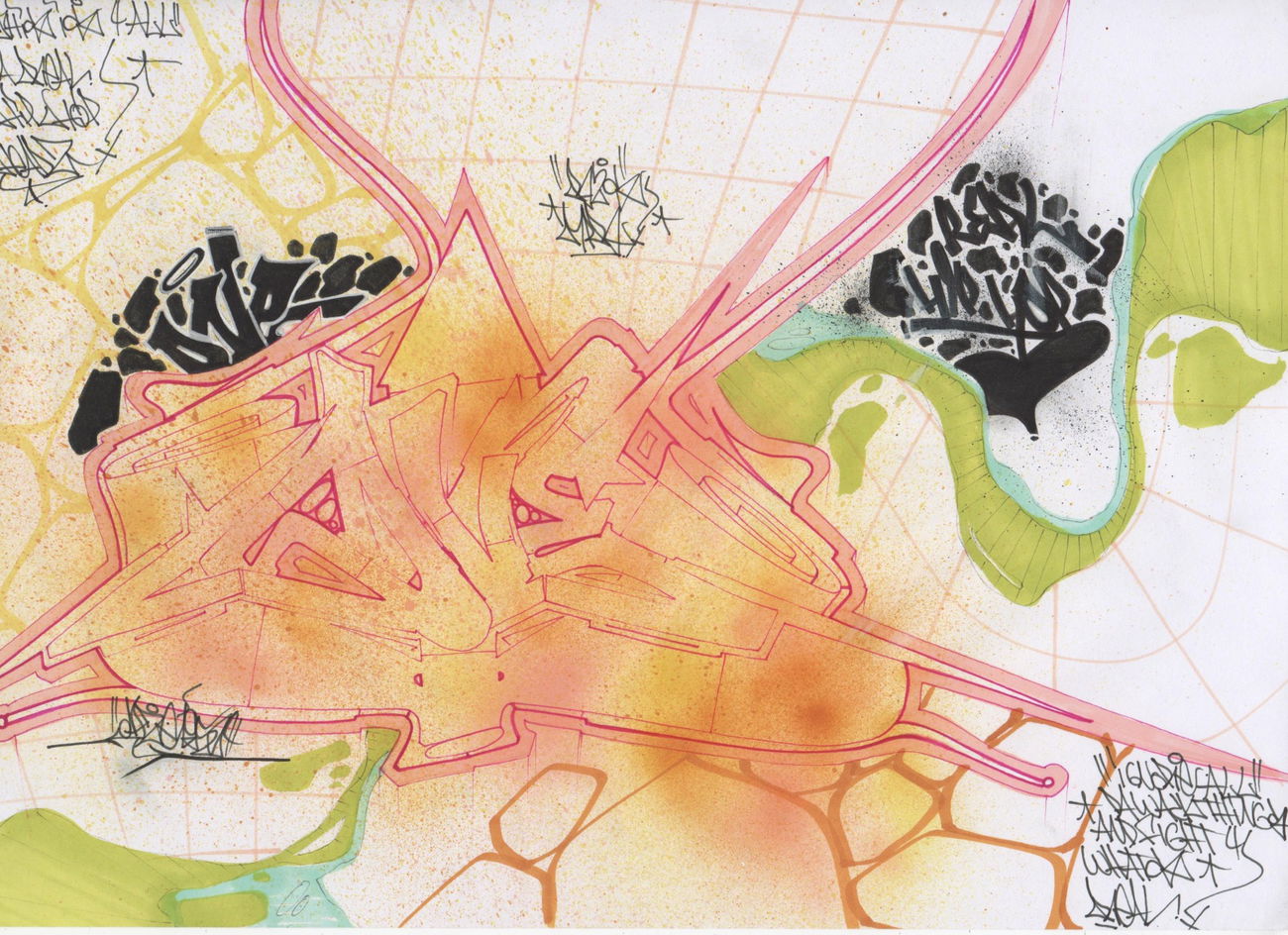 Graffiti Sketch - Photo by DAZE95 - Sketch, DAZE, 95 (2015)