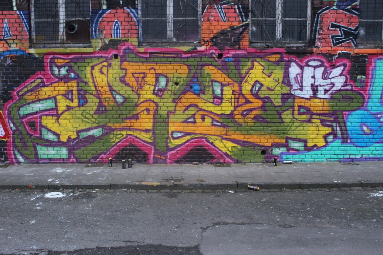 Graffiti Wall - Photo by DAZE95 - Münster, Hawerkamp, Fame (2014)
