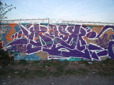 Graffiti Wall - Photo by DAZE95 - Münster, Fame, Hawerkamp (2015)