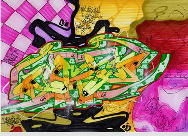 Graffiti Sketch - Photo by DAZE95 - Sketch, DAZE, 95 (2015)