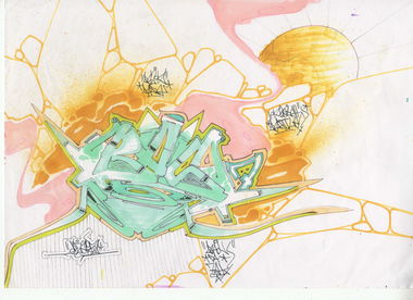 Graffiti Sketch - Photo by DAZE95 - Sketch, DAZE, 95 (2016)