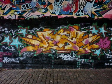 Graffiti Wall - Photo by DAZE95 - Rheine, Fame, DAZE (2013)