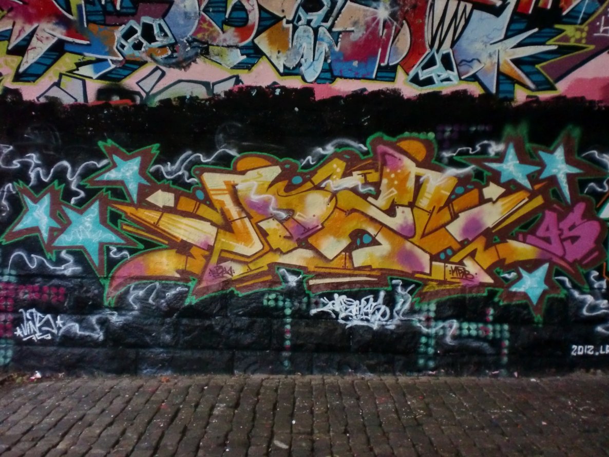 Graffiti Wall - Photo by DAZE95 - Rheine, Fame, DAZE (2013)