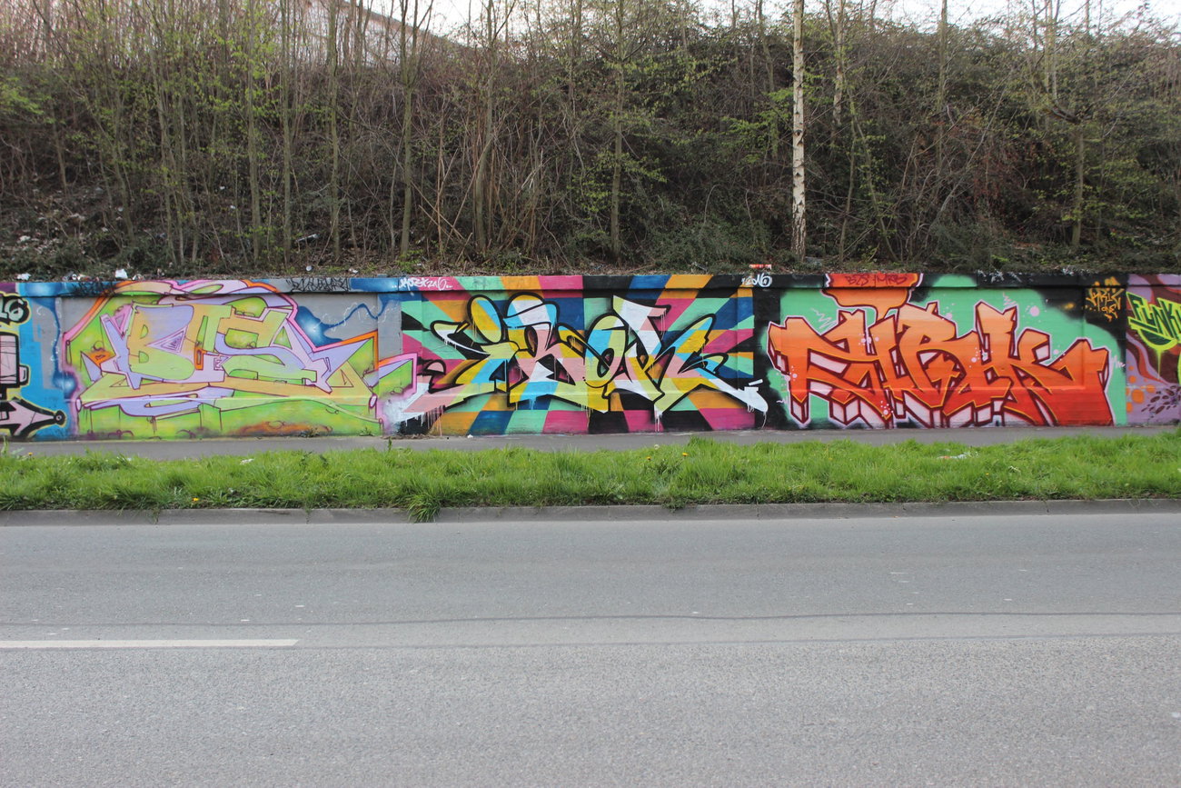 Graffiti Wall - Photo by DAZE95 - Münster, Titus, Outlet (2016)