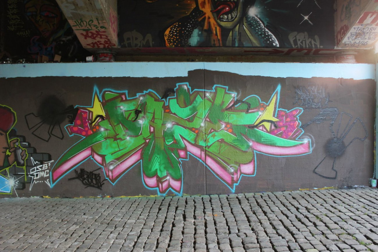 Graffiti Wall - Photo by DAZE95 - Rheine, Fame, DAZE (2013)