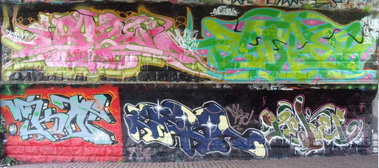 Graffiti Wall - Photo by DAZE95 - Rheine, Fame, DAZE (2015)