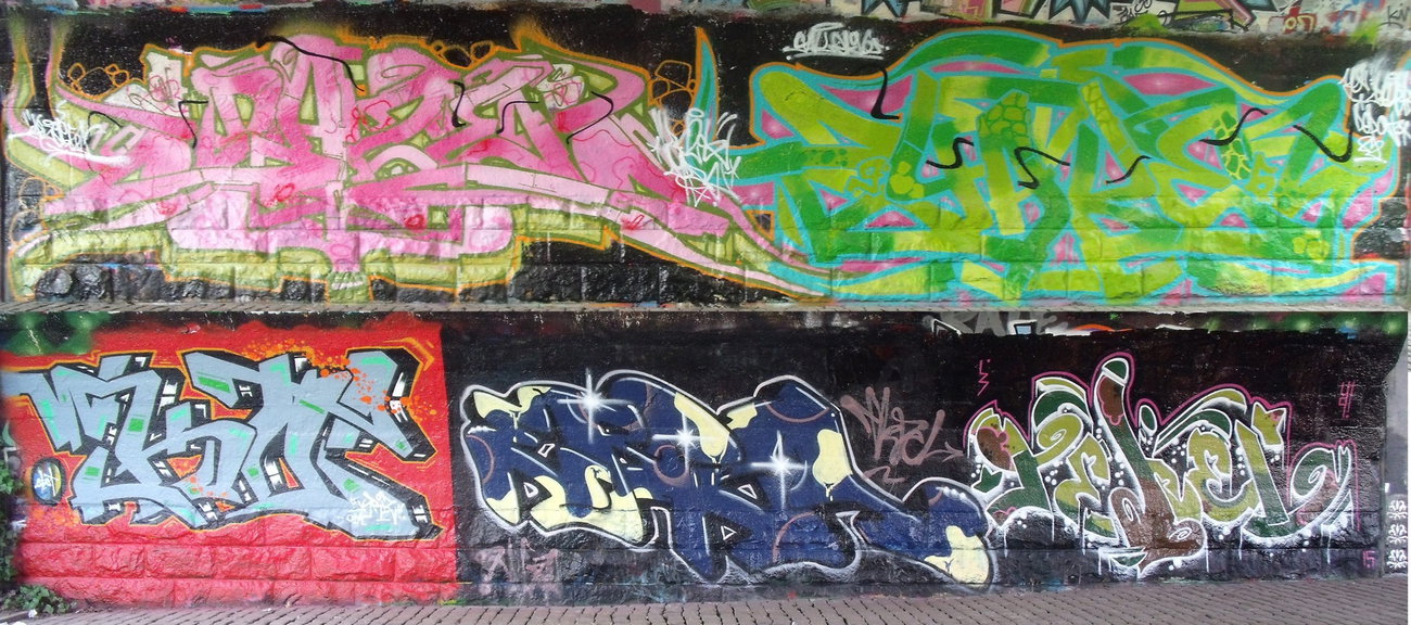 Graffiti Wall - Photo by DAZE95 - Rheine, Fame, DAZE (2015)