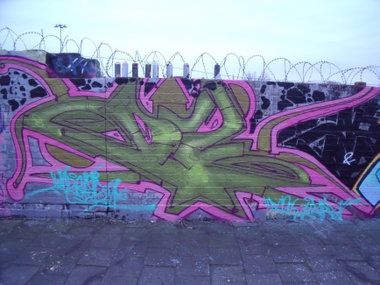 Graffiti Wall - Photo by DAZE95 - Münster, Hawerkamp, Fame (2015)