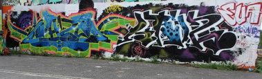 Graffiti Wall - Photo by DAZE95 - Münster, Fame, Hawerkamp (2015)