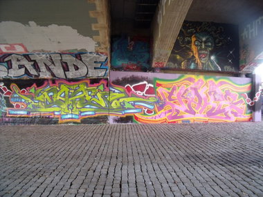 Graffiti Wall - Photo by DAZE95 - Rheine, Fame, DAZE (2015)