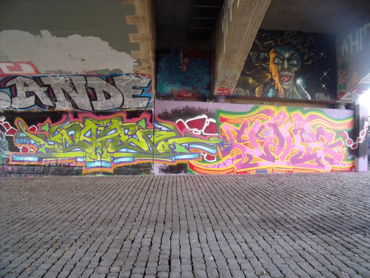 Graffiti Wall - Photo by DAZE95 - Rheine, Fame, DAZE (2015)