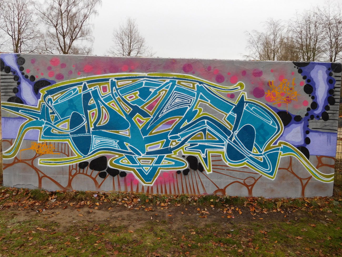 Graffiti Wall - Photo by DAZE95 - Emsdetten, Skatepark, DAZE (2016)