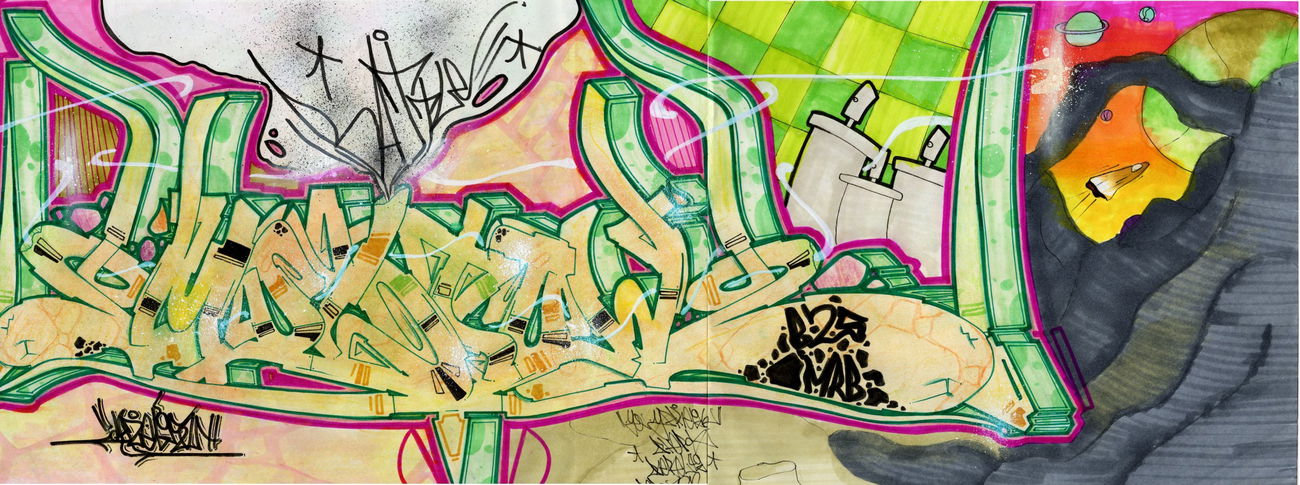 Graffiti Sketch - Photo by DAZE95 - Sketch, DAZE, 95 (2015)