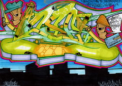 Graffiti Sketch - Photo by DAZE95 - Sketch, DAZE, 95 (2015)