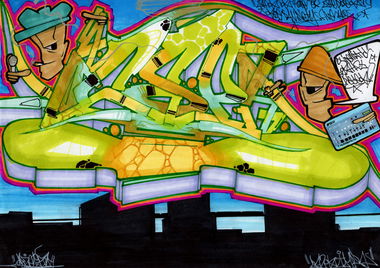 Graffiti Sketch - Photo by DAZE95 - Sketch, DAZE, 95 (2015)