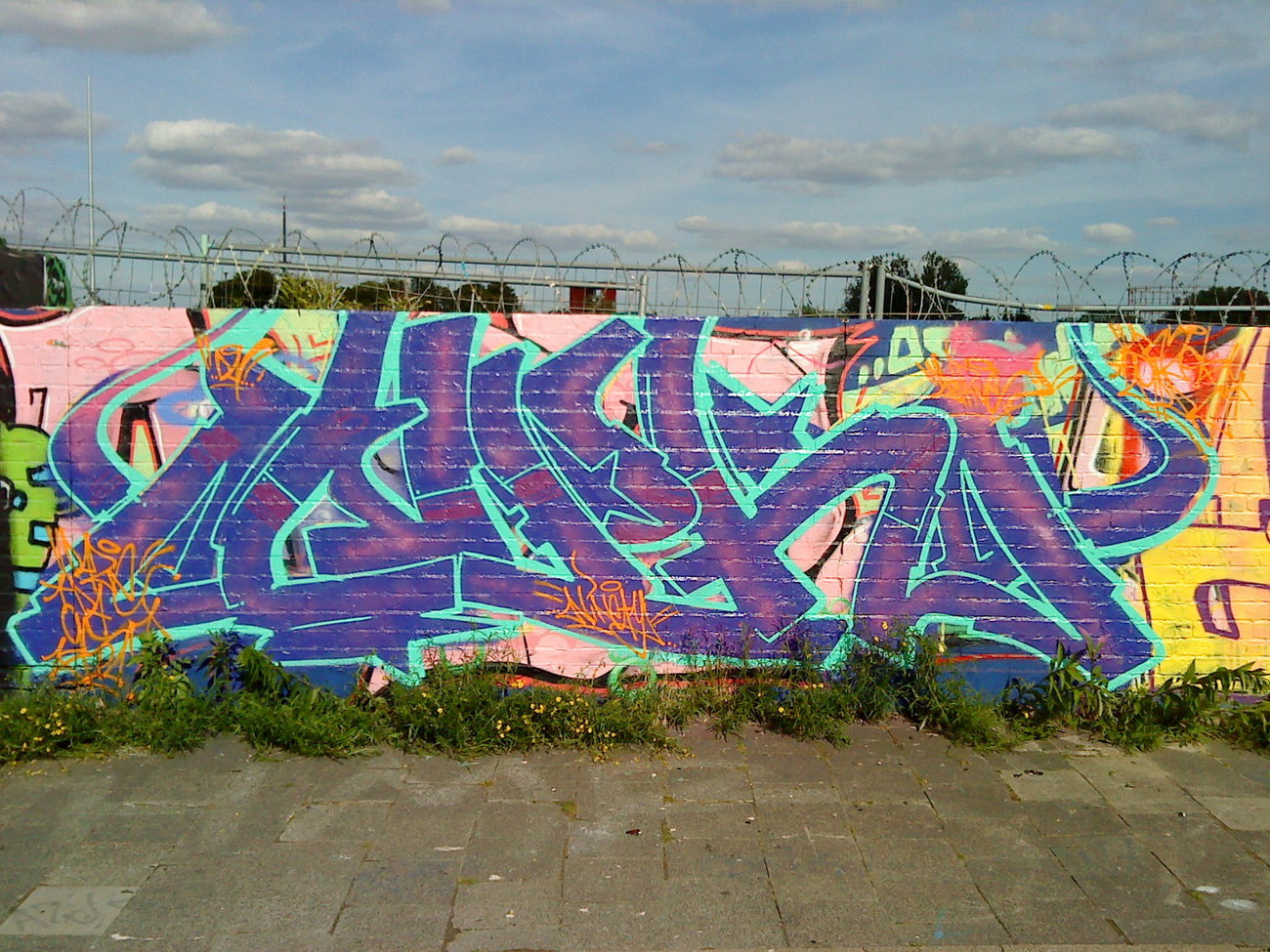 Graffiti Wall - Photo by DAZE95 - Münster, Fame, Hawerkamp (2015)