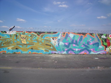 Graffiti Wall - Photo by DAZE95 - Münster, Hawerkamp, DAZE (2015)