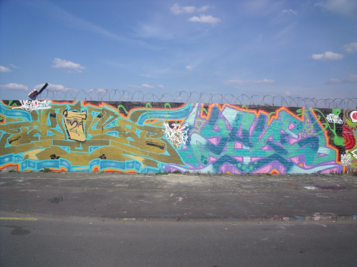 Graffiti Wall - Photo by DAZE95 - Münster, Hawerkamp, DAZE (2015)