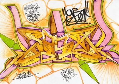 Graffiti Wall - Photo by DAZE95 - Sketch, DAZE, 95 (2015)