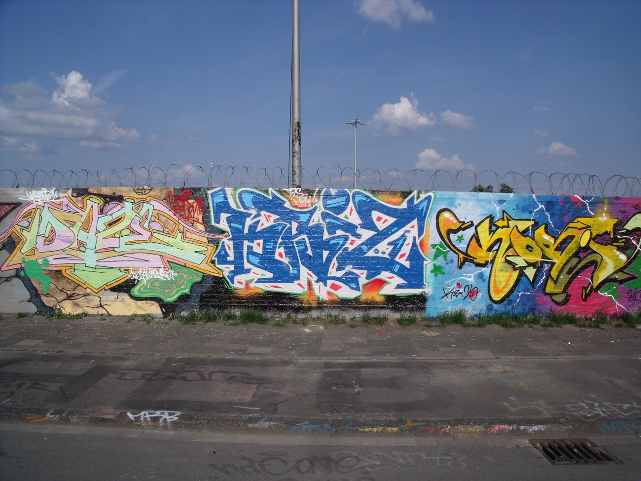 Graffiti Wall - Photo by DAZE95 - Münster, Hawerkamp, DAZE (2016)