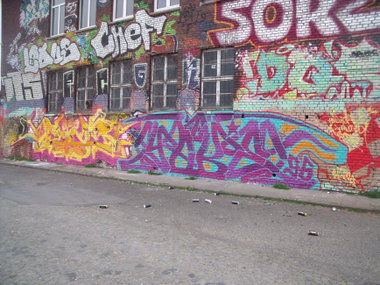 Graffiti Wall - Photo by DAZE95 - Münster, Hawerkamp, DAZE (2015)