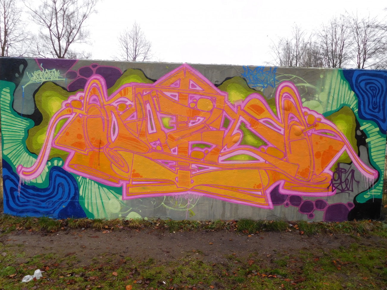 Graffiti Wall - Photo by DAZE95 - Emsdetten, Skatepark, DAZE (2016)
