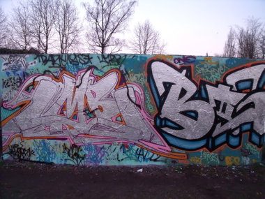 Graffiti Wall - Photo by DAZE95 - Emsdetten, Skaterpark, DAZE (2016)