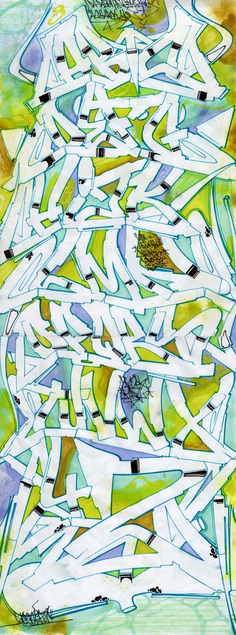 Graffiti Wall - Photo by DAZE95 - Sketch, DAZE, 95 (2015)