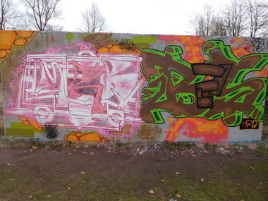 Graffiti Wall - Photo by DAZE95 - Emsdetten, Skatepark, DAZE (2017)