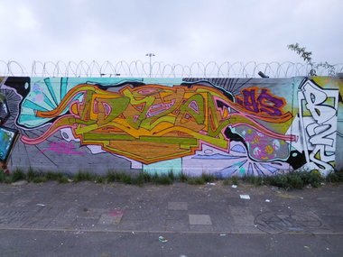 Graffiti Wall - Photo by DAZE95 - Münster, Hawerkamp, DAZE (2016)